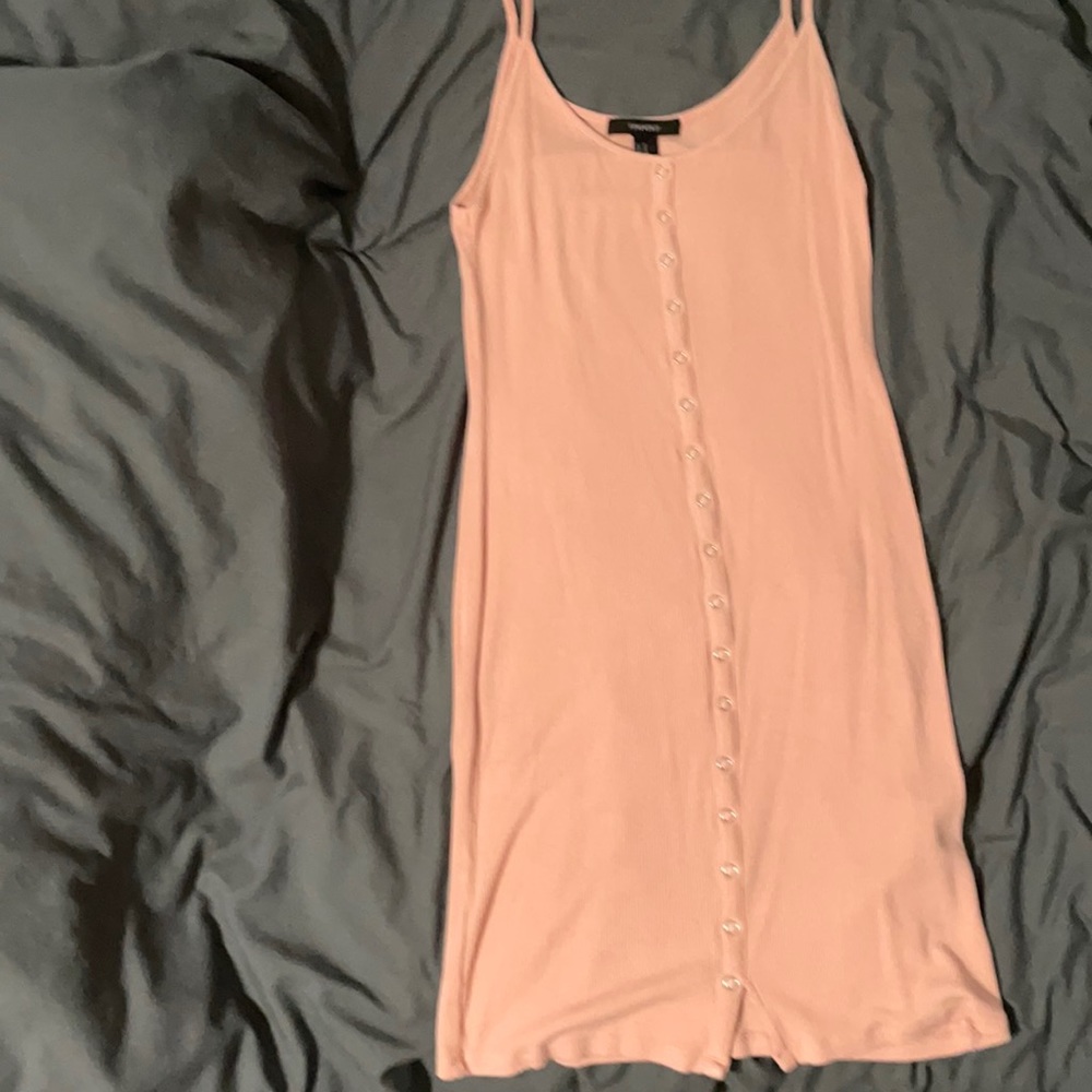 Mini light pink dress
